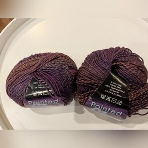 Knitting Fever Painted Sky Superwash Wool 2 Balls x 100g 205 Wine Rust Purple